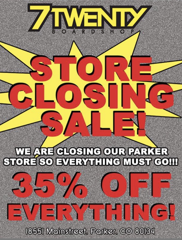 Parker Store Closing Sale 35% OFF